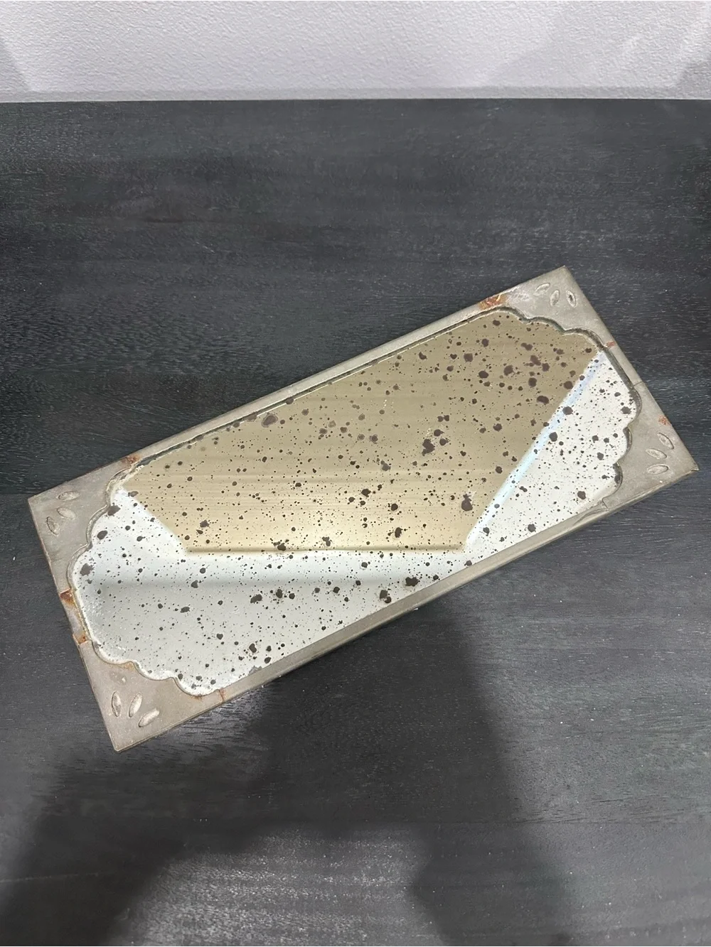 🆕 Pottery Barn | Antique Style Speckled Metallic Decorative Tray